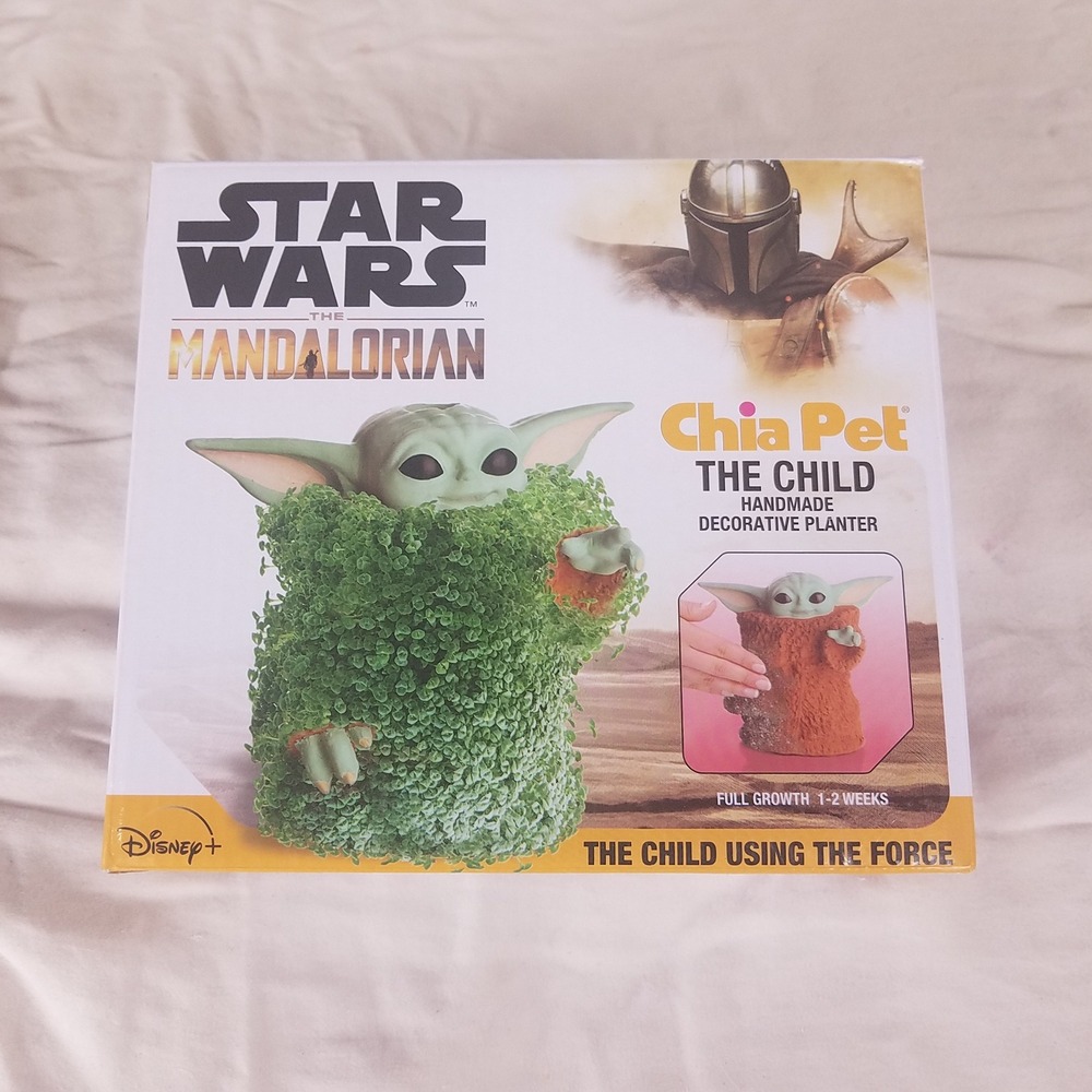 Chia Pet The Child Star Wars Mandalorian OS Green New Grogu Decorative Planter